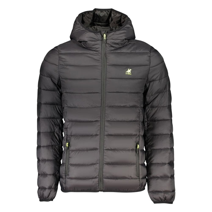 U.S. Grand Polo Black Polyester Men's Jacket