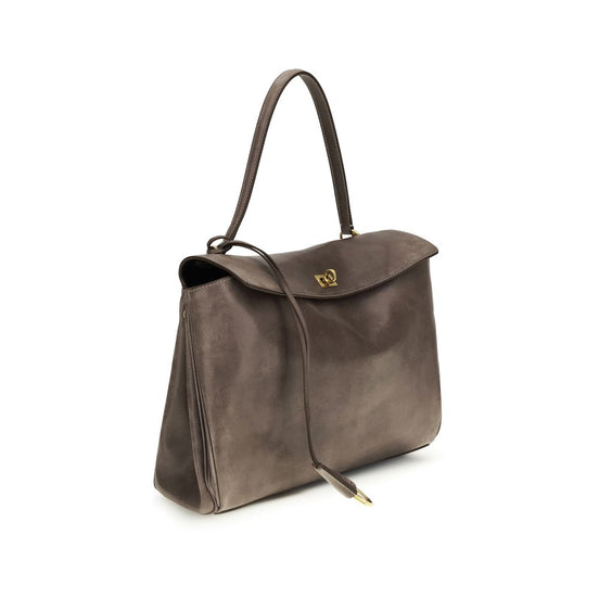Balenciaga Rodeo Gray Lamb Shoulder Bag