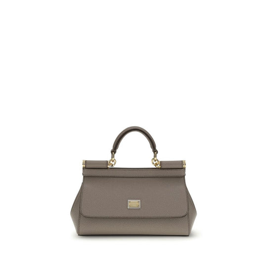 Dolce & Gabbana Sicily mini Gray Leather Handbag