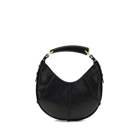 Saint Laurent Mombasa small Black Leather Shoulder Bag