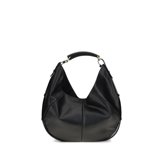 Saint Laurent Mombasa large Black Leather Shoulder Bag