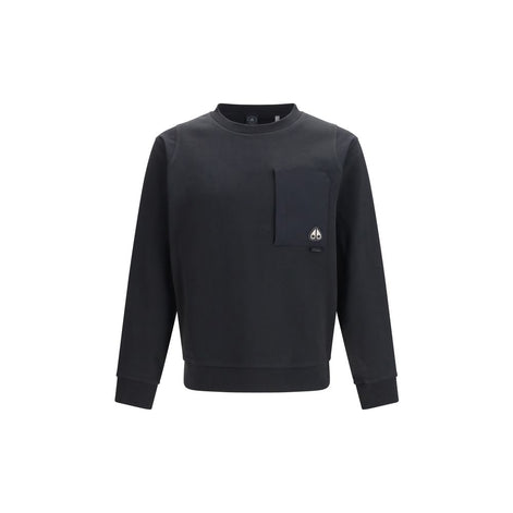 Moose Knuckles Black Cotton Sweatshirt