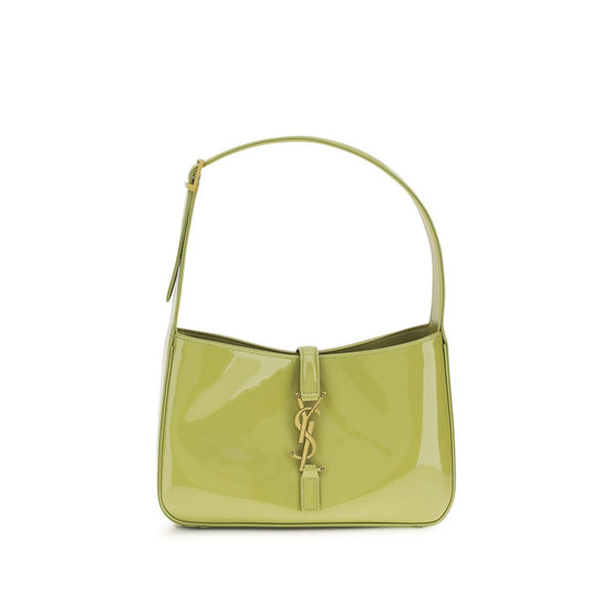 Saint Laurent Le 5 À 7 Bicolor Leather Shoulder Bag