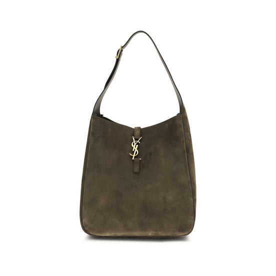 Saint Laurent Le 5 à 7 Supple large in suede Bicolor Leather Shoulder Bag