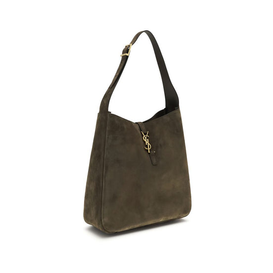 Saint Laurent Le 5 à 7 Supple large in suede Bicolor Leather Shoulder Bag