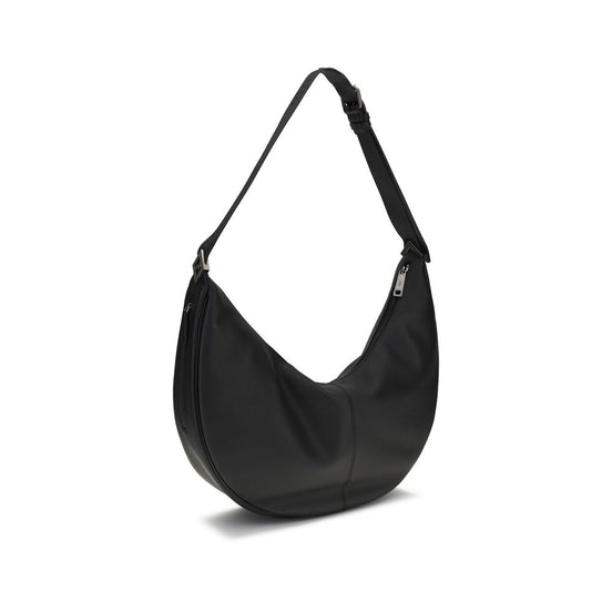 Fendi Melon Black Leather Shoulder Bag