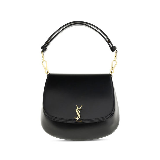 Saint Laurent Voltaire Black Leather Handbag