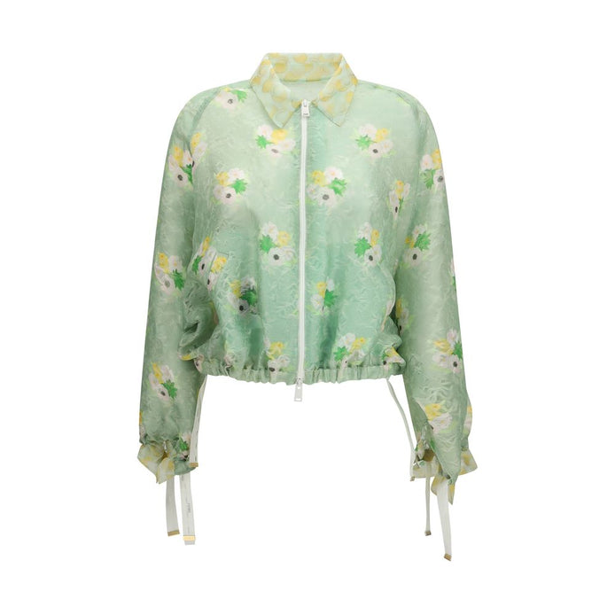 Fendi Bicolor Silk Bomber