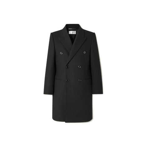 Saint Laurent Black Wool Coat