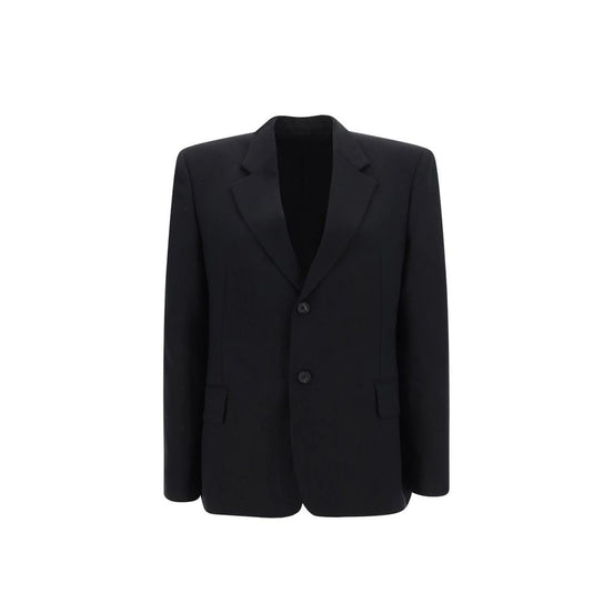Balenciaga Black Wool Full-Length Jacket