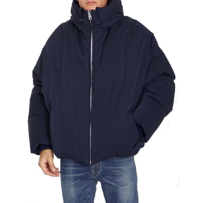 Bottega Veneta Blue Polyamide Coat