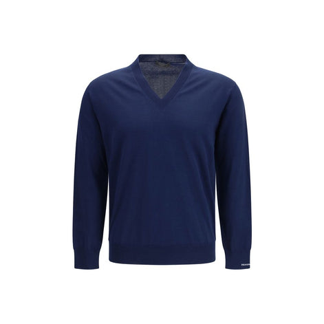 Prada Blue Cotton Sweatshirt