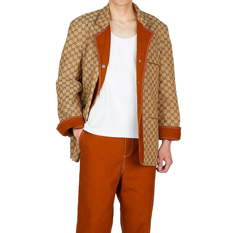 Gucci Brown Cotton Coat