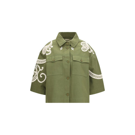 Max Mara Bicolor Cotton Coat