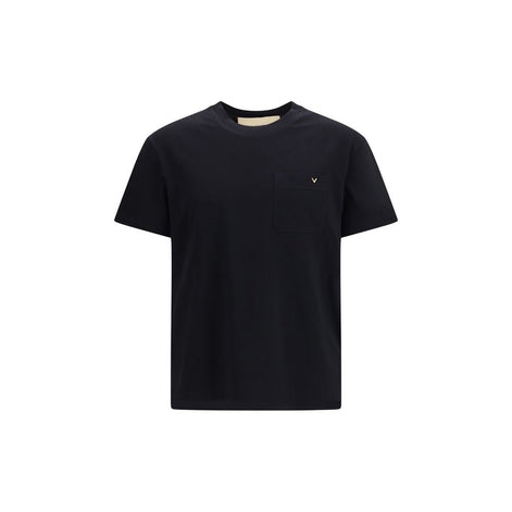Valentino Garavani Black Cotton T-Shirt