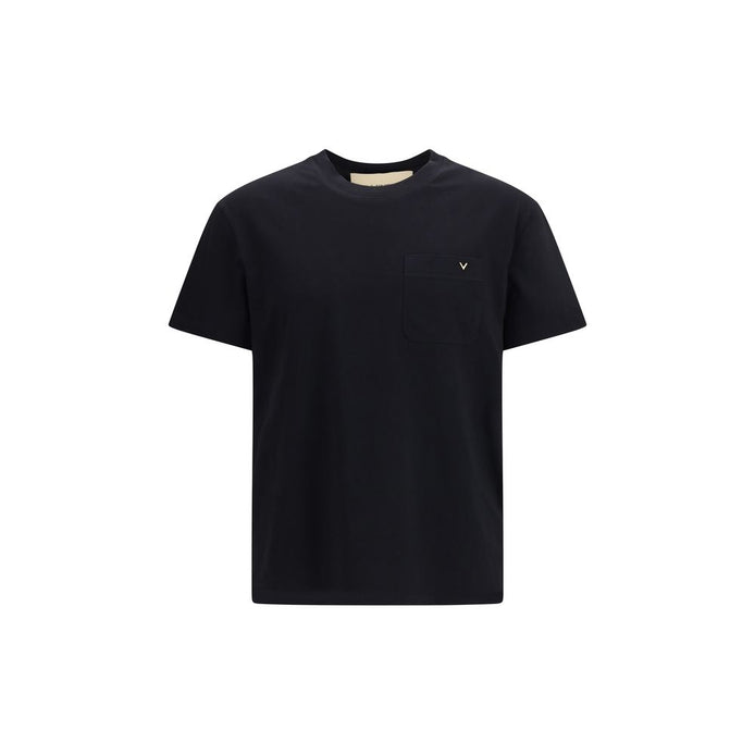 Valentino Garavani Black Cotton T-Shirt