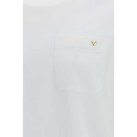 Valentino Garavani White Cotton T-Shirt