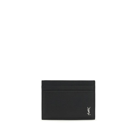 Saint Laurent Cardholder Black Leather Wallet