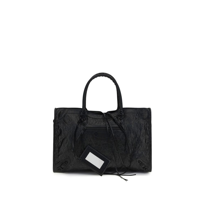 Balenciaga Black Lamb Ovis Aries Aries Shoulder Bag