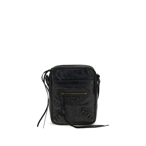 Balenciaga Le City Vertical Black Lamb Shoulder Bag