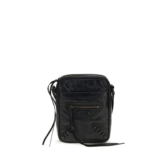Balenciaga Le City Vertical Black Lamb Shoulder Bag