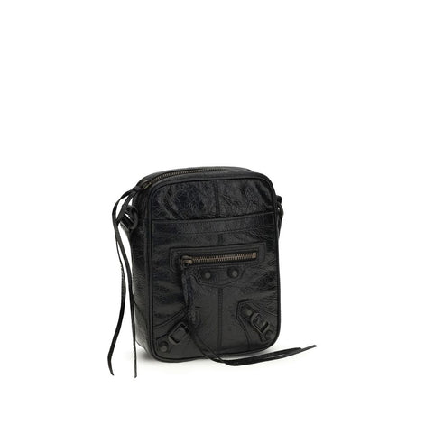 Balenciaga Le City Vertical Black Lamb Shoulder Bag