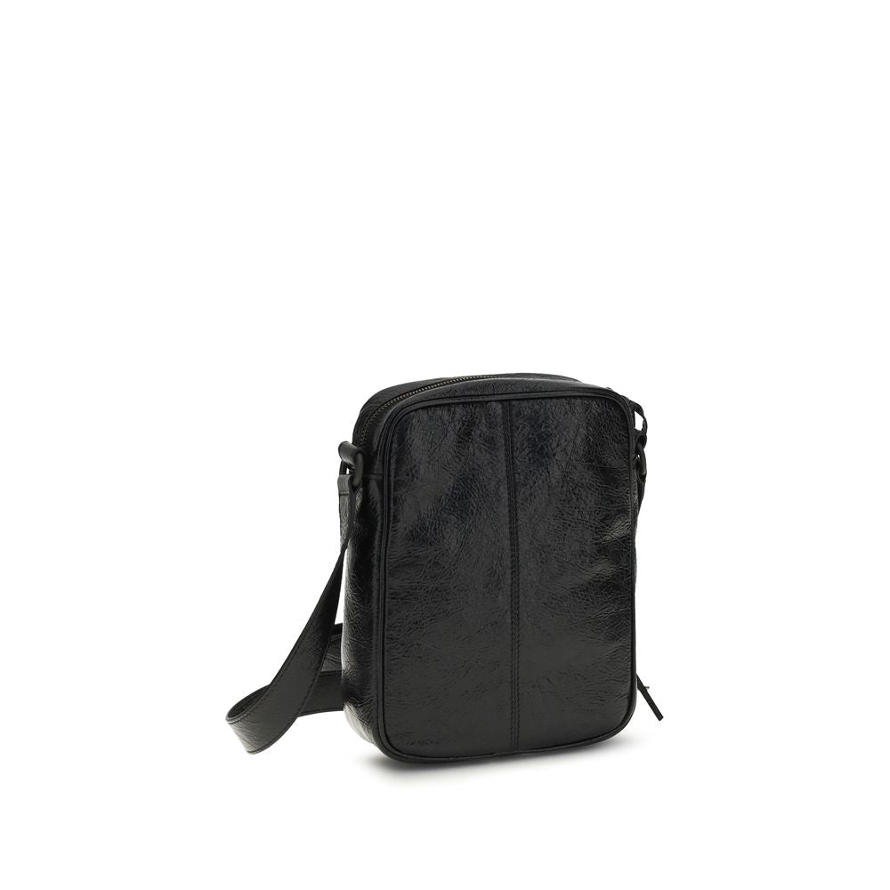 Balenciaga Le City Vertical Black Lamb Shoulder Bag