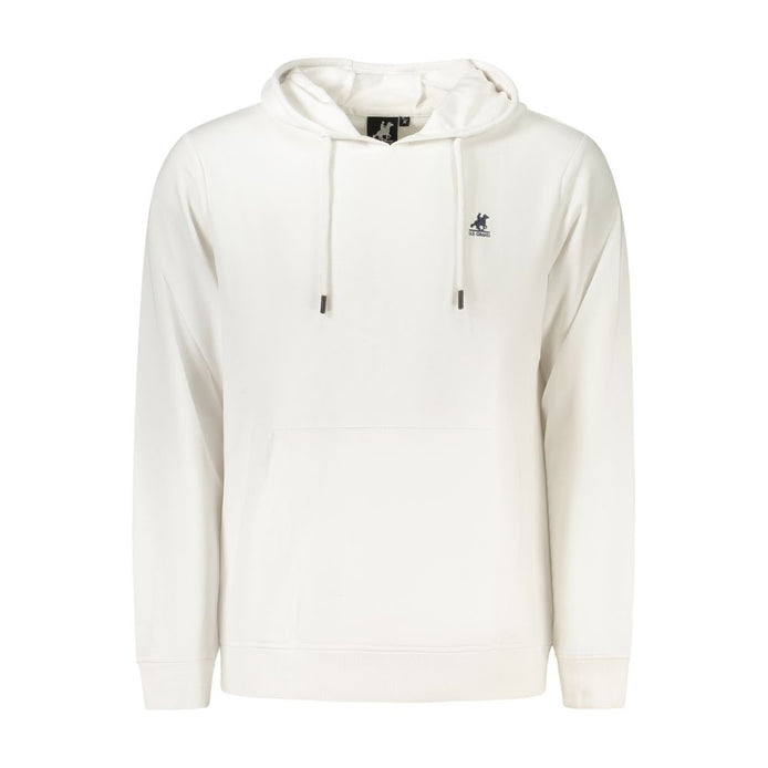 U.S. Grand White Cotton Men Sweatshirt