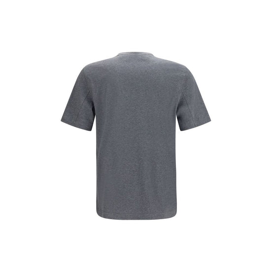 Brunello Cucinelli Blue Cotton T-Shirt