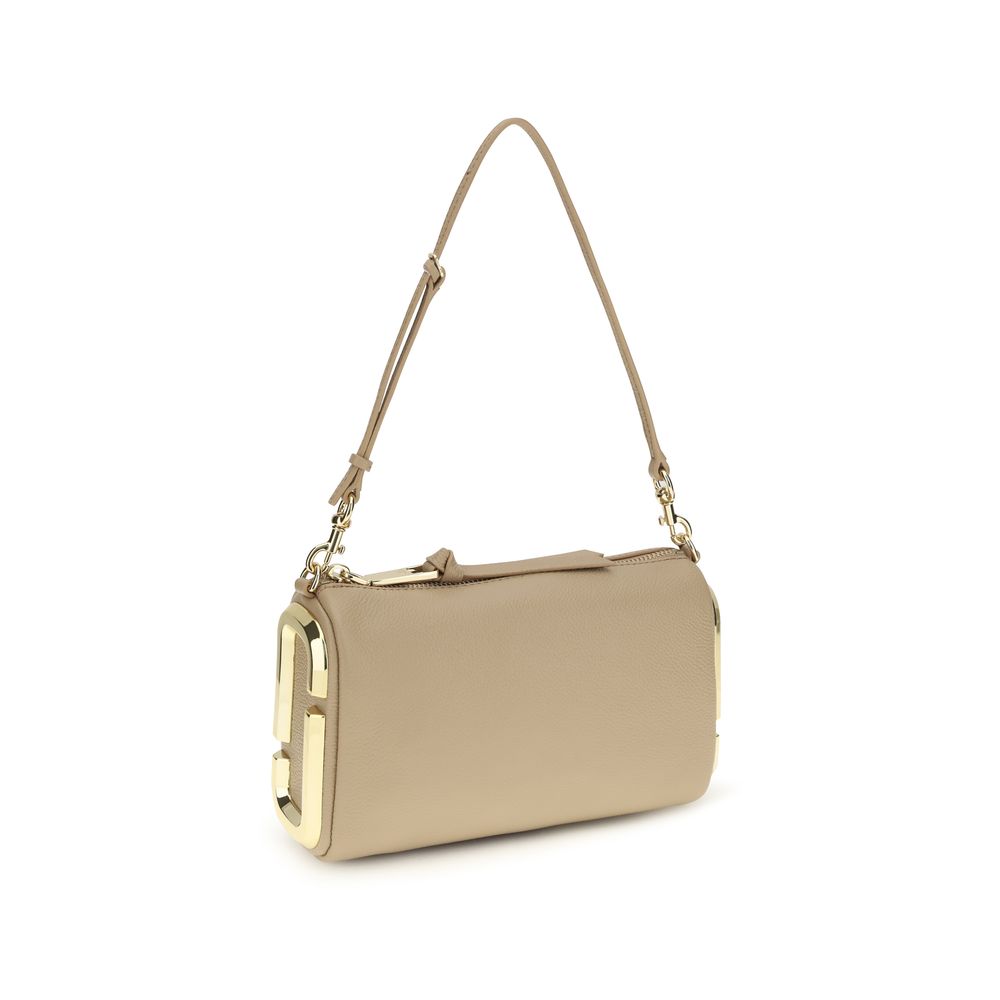 Marc Jacobs Snapshot Beige Leather Shoulder Bag