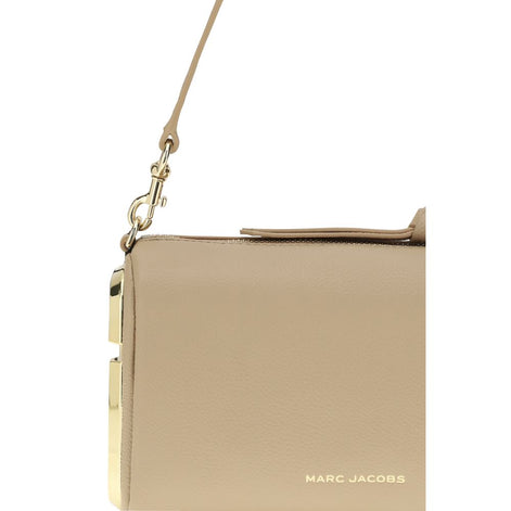 Marc Jacobs Snapshot Beige Leather Shoulder Bag