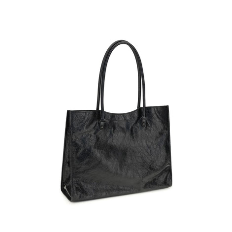 Balenciaga Black Lamb Ovis Aries Aries Shoulder Bag