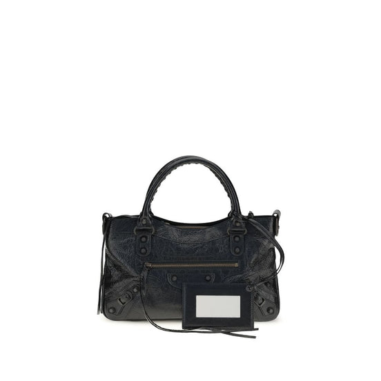 Balenciaga Le City First Black Lamb Shoulder Bag