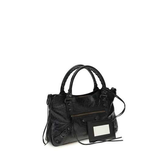 Balenciaga Le City First Black Lamb Shoulder Bag