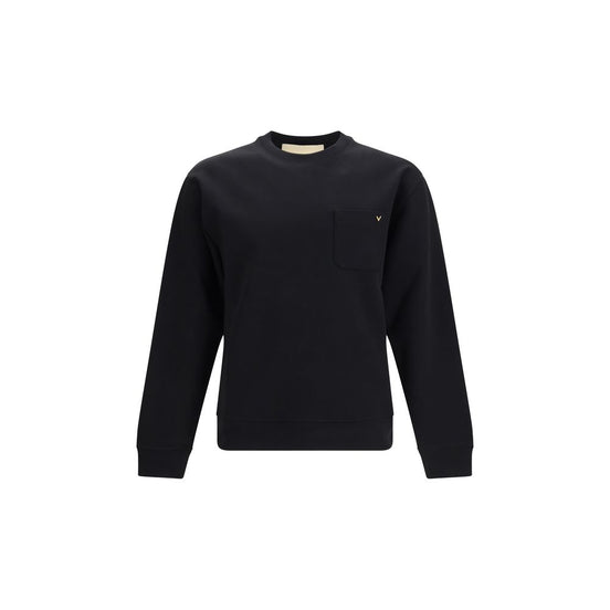 Valentino Garavani Black Cotton Sweatshirt