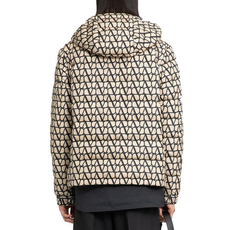 Valentino Garavani Beige Polyamide Full-Length Jacket