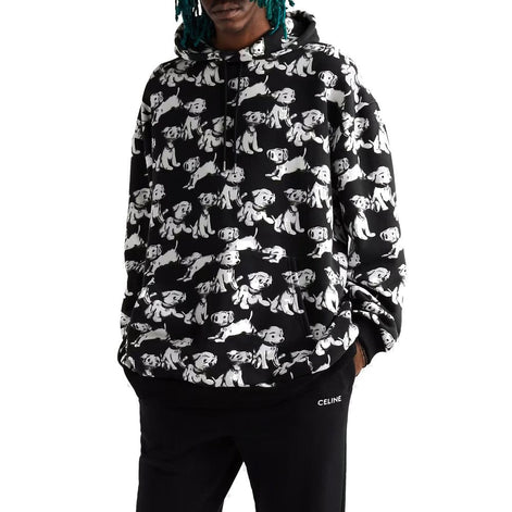Celine Black Cotton Sweatshirt