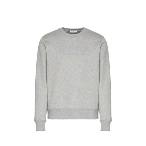 Valentino Garavani Gray Cotton Sweatshirt