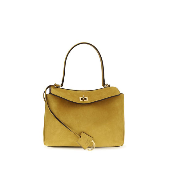 Balenciaga Rodeo Beige Leather Handbag