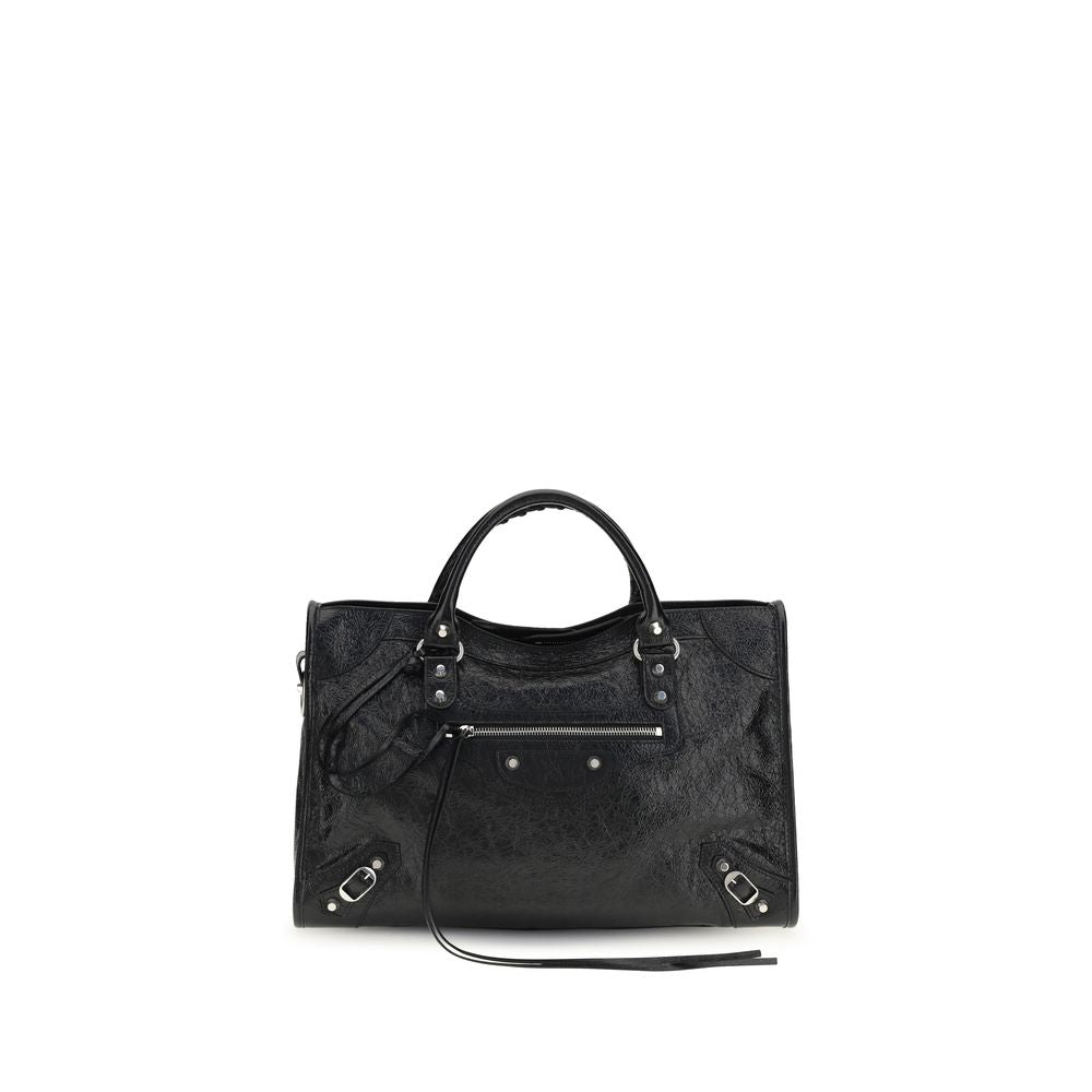 Balenciaga Le City medium Black Lamb Handbag