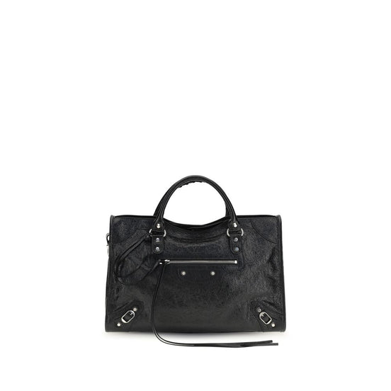 Balenciaga Le City medium Black Lamb Shoulder Bag