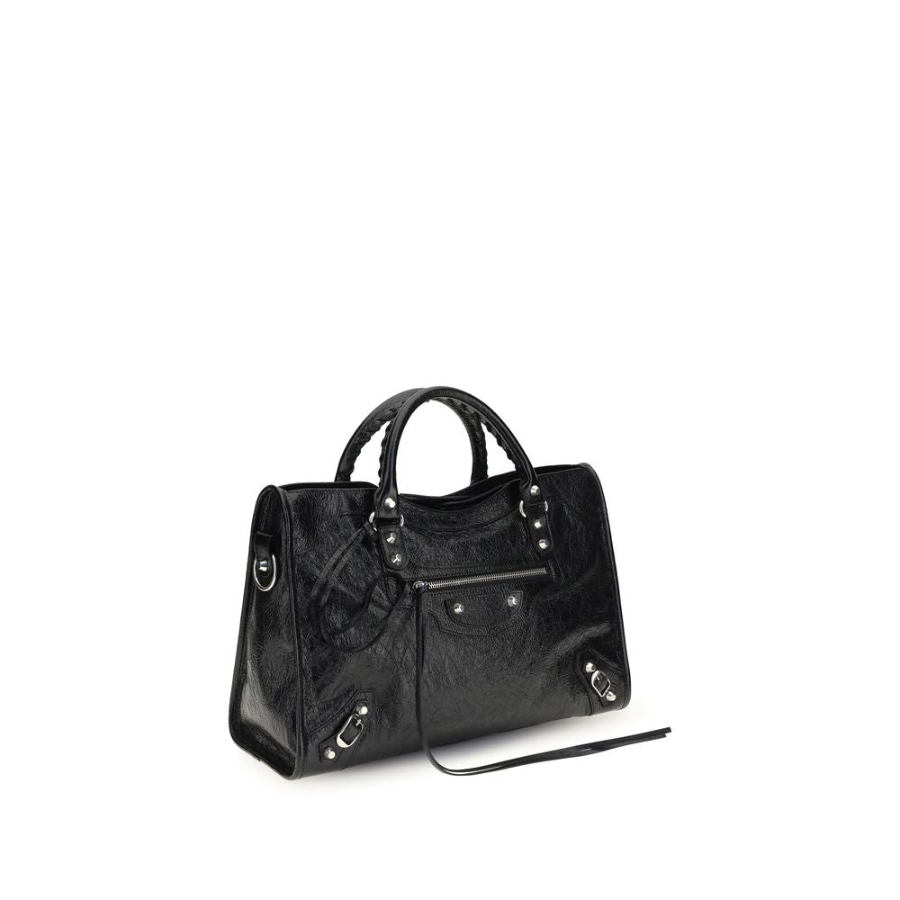 Balenciaga Le City medium Black Lamb Handbag