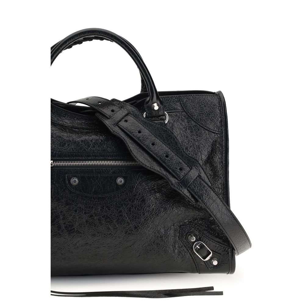 Balenciaga Le City medium Black Lamb Handbag