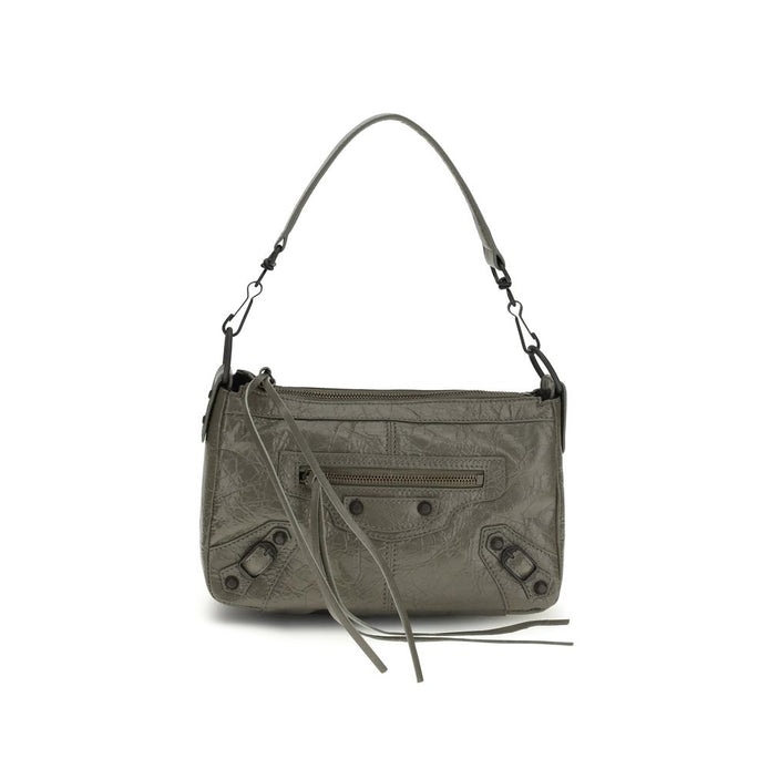 Balenciaga Le City Moto mini Bicolor Lamb Handbag