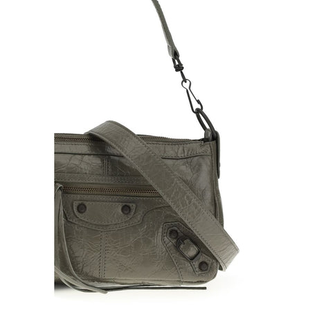 Balenciaga Le City Moto mini Bicolor Lamb Handbag