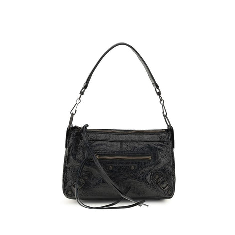 Balenciaga Black Lamb Ovis Aries Aries Handbag