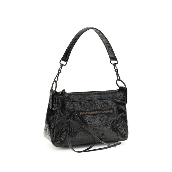 Balenciaga Le City Moto mini Black Lamb Handbag