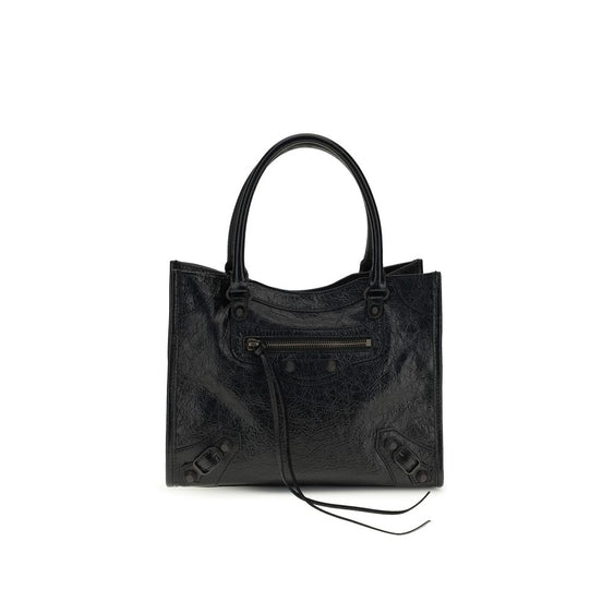 Balenciaga Le City Tote mini Black Lamb Shoulder Bag