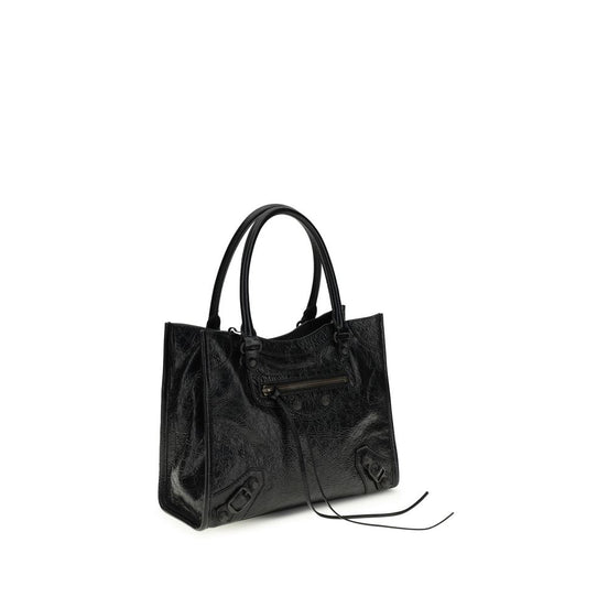 Balenciaga Le City Tote mini Black Lamb Shoulder Bag