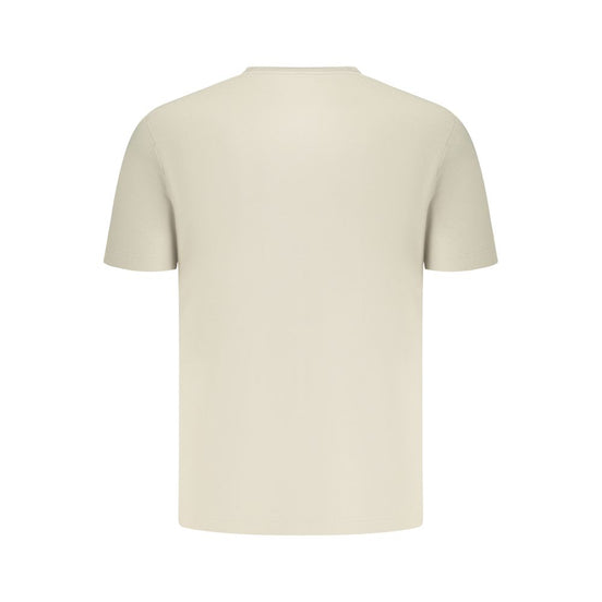 Hugo Boss Beige Cotton Men T-Shirt